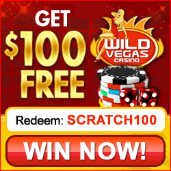 free bonus money online casinos Wild Vegas - Scratch Here for $100 Free